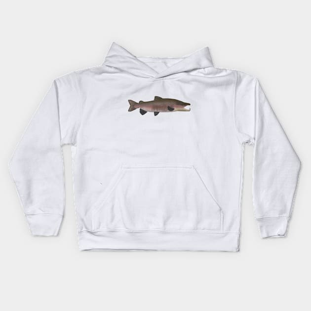 Atlantic Salmon -  Spawn Phase Kids Hoodie by FishFolkArt